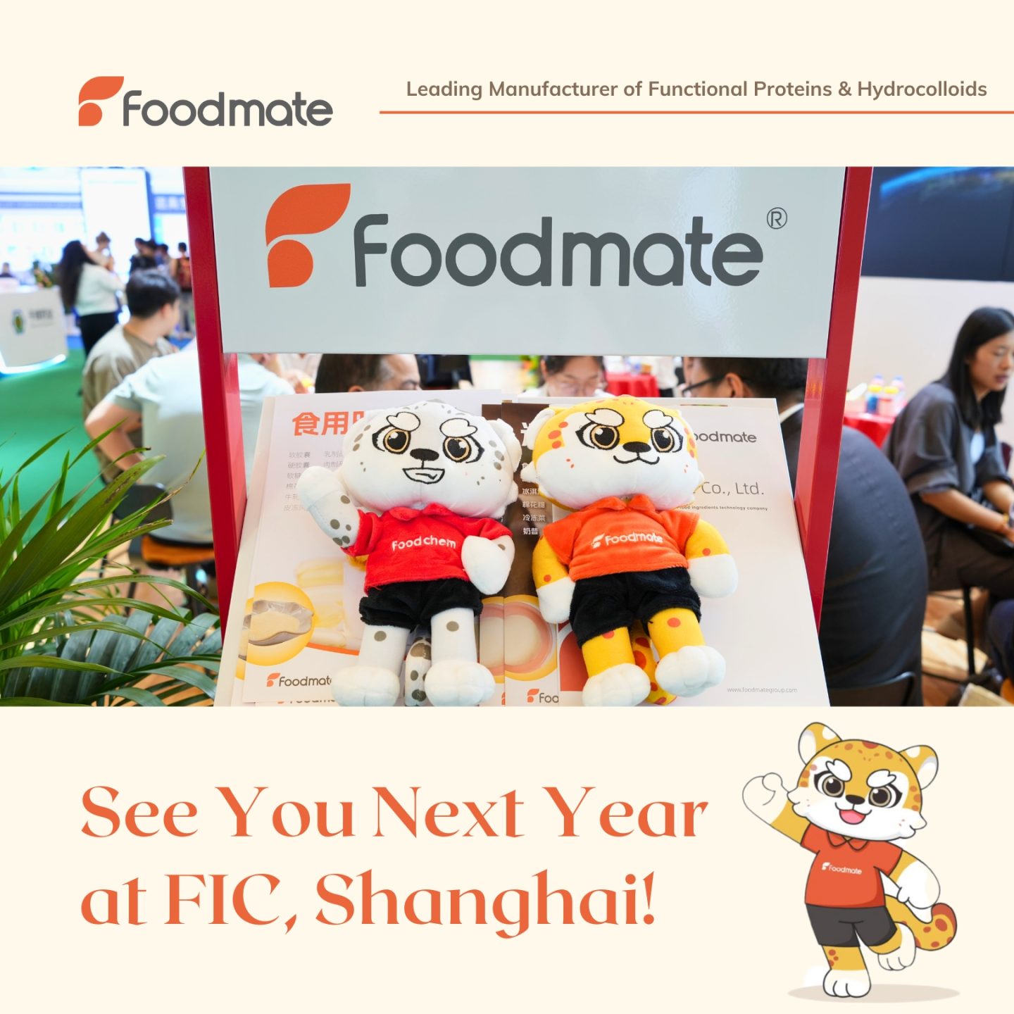China Gelatin Manufacturer, JW Animal Gelatin, will attend FIC 2026