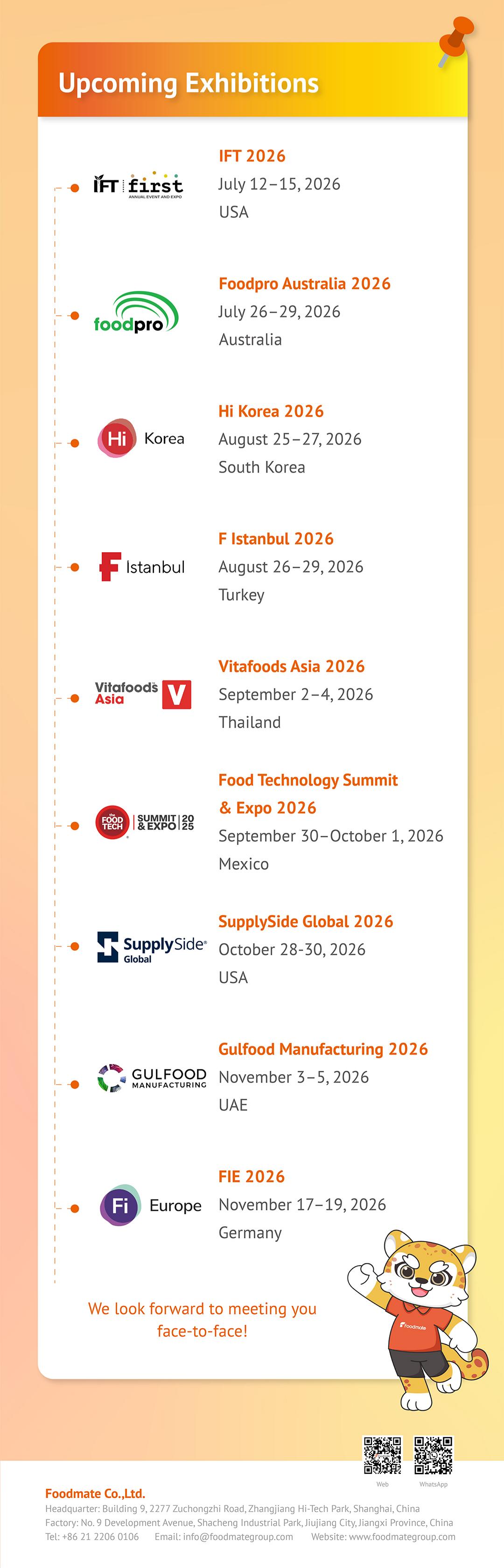 JW Animal Gelatin Global Exhibitions